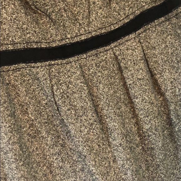 Ann Taylor Loft pleated wool sleeveless dress - Picture 4 of 5